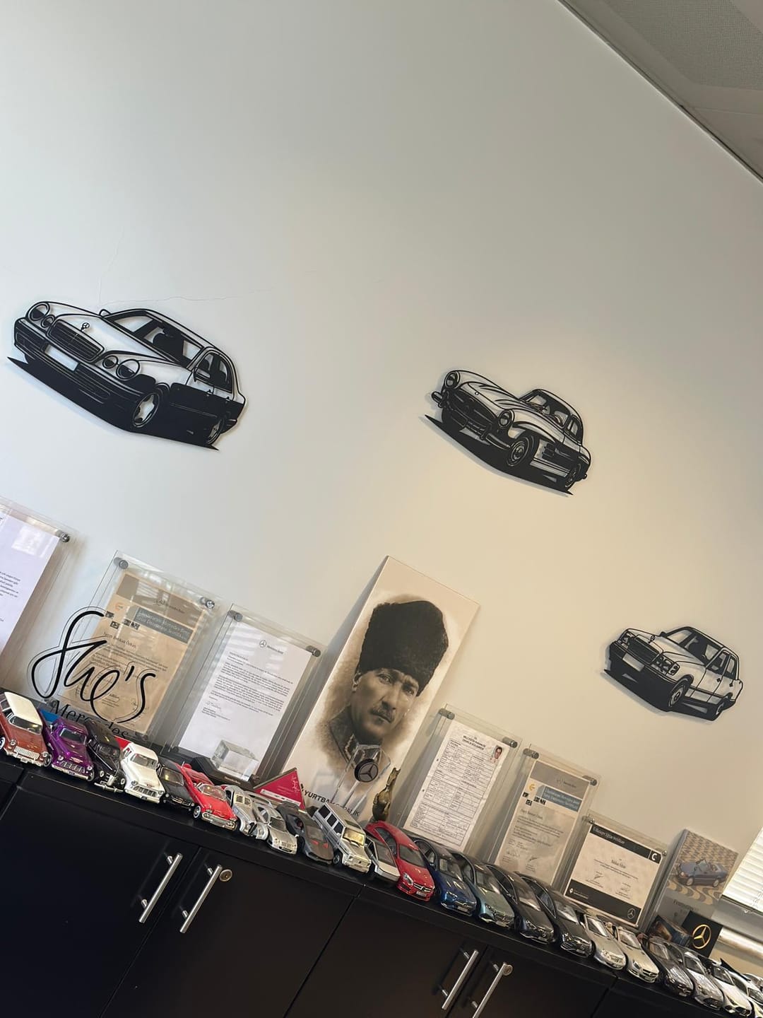 Customer photo review of Mercedes-Benz 300SL Gullwing – Araba Metal Duvar Dekoru