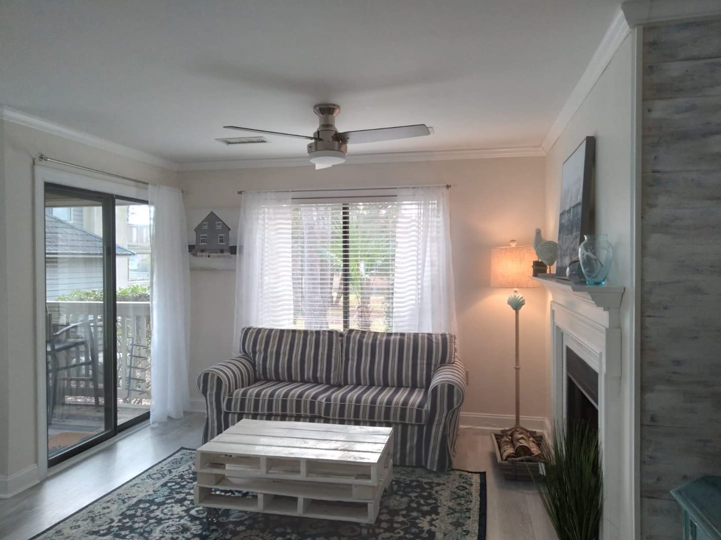 Customer photo review of Starfish & Seashell Coastal Sheer Curtains