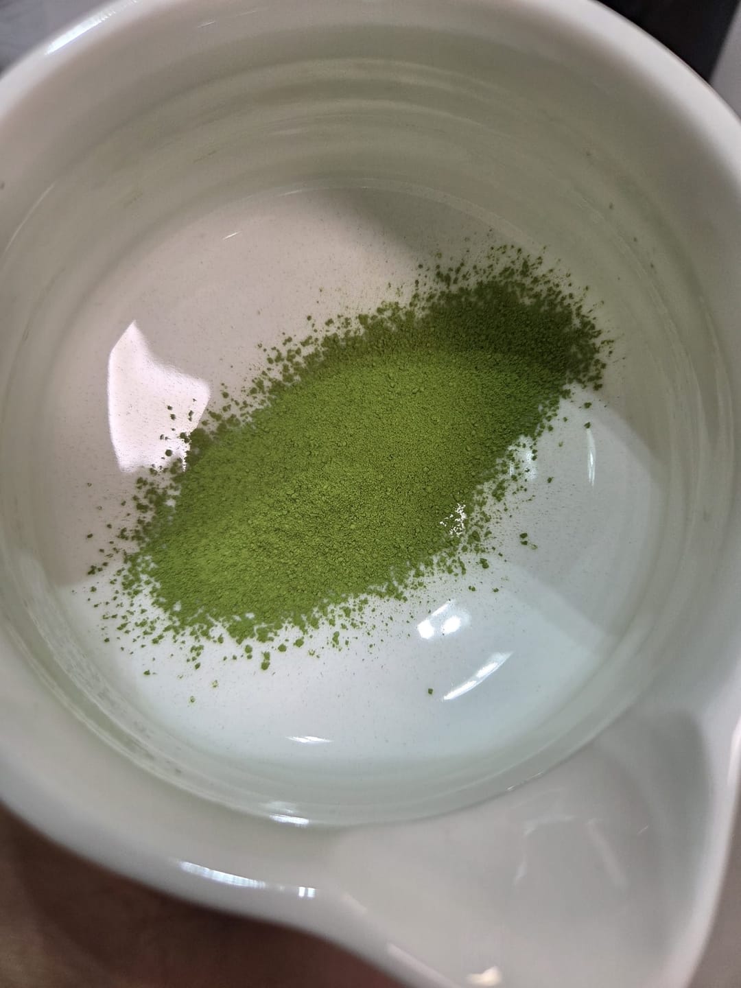 Customer photo review of BENBU Matcha - Premium Japanese Matcha Powder 3.5 oz (100g) Bag