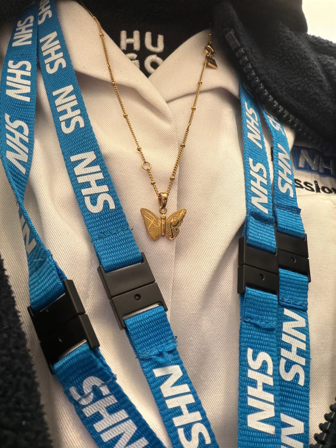 Customer photo review of Patience & Hope Necklace