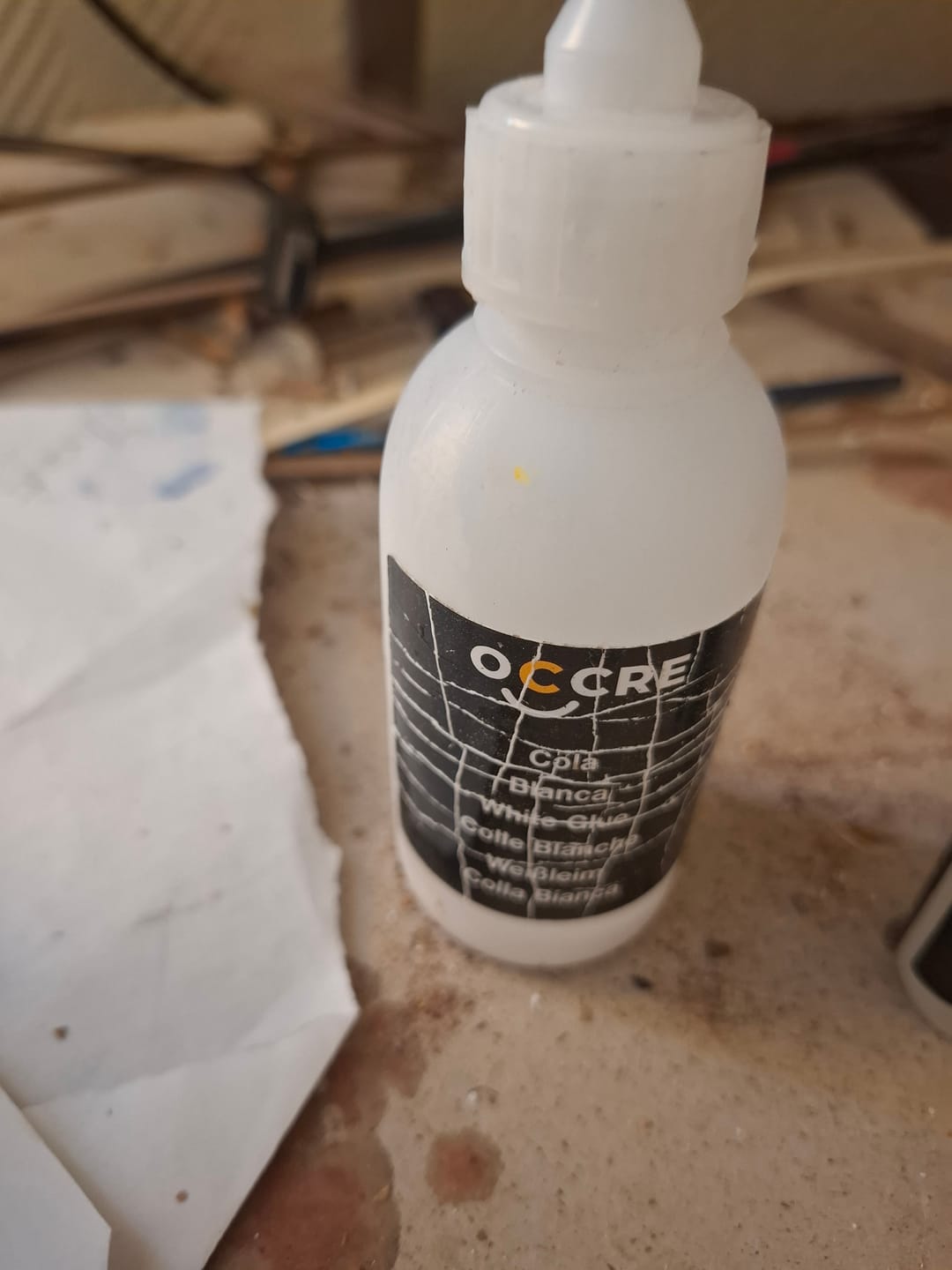 Customer photo review of Cola blanca 100 ml