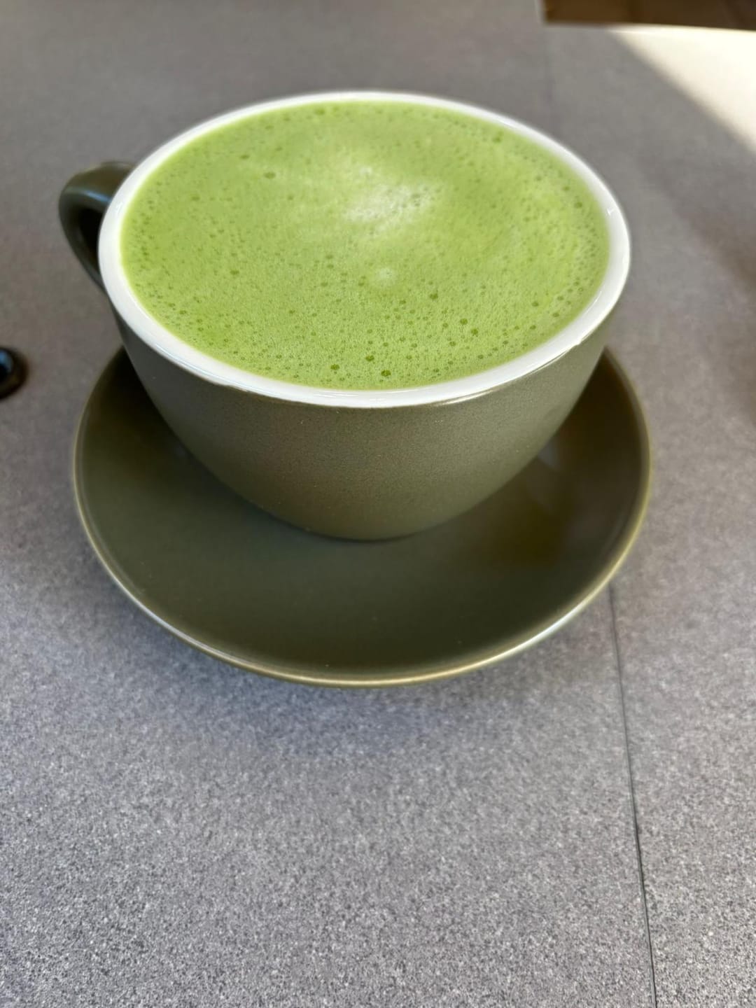 Customer photo review of BENBU Matcha - Premium Japanese Matcha Powder 3.5 oz (100g) Bag