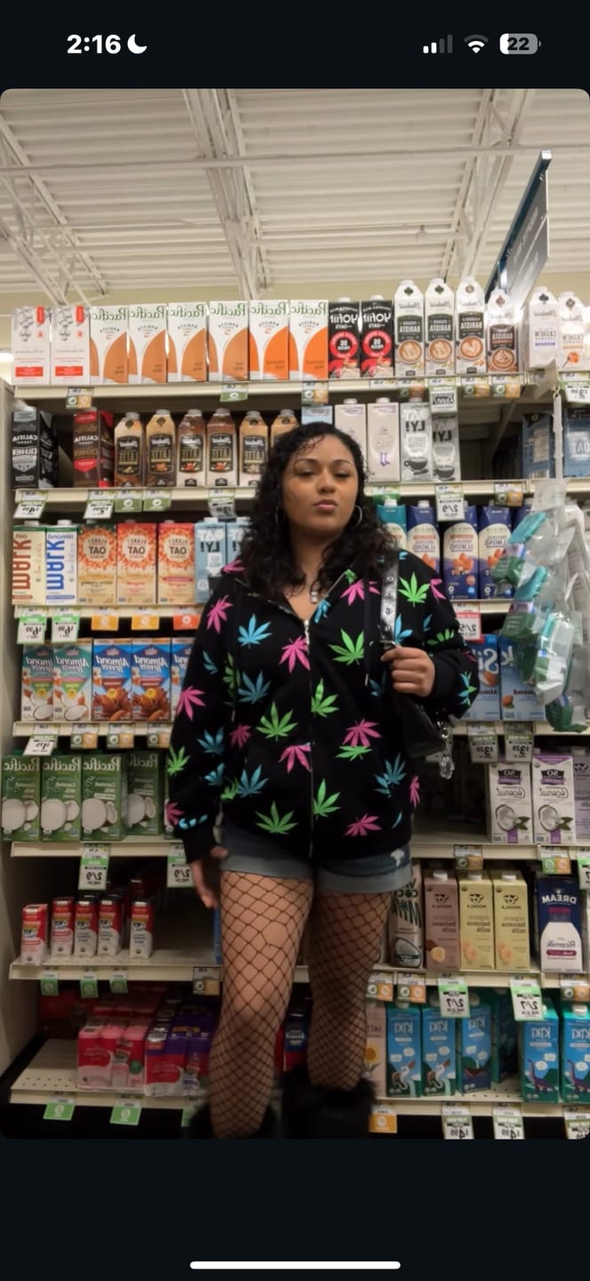 Customer photo review of Blaze It Hoodie
