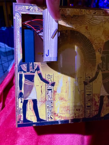 Customer photo review of Egyptian Pharaoh's Tomb DIY Book Nook Kit