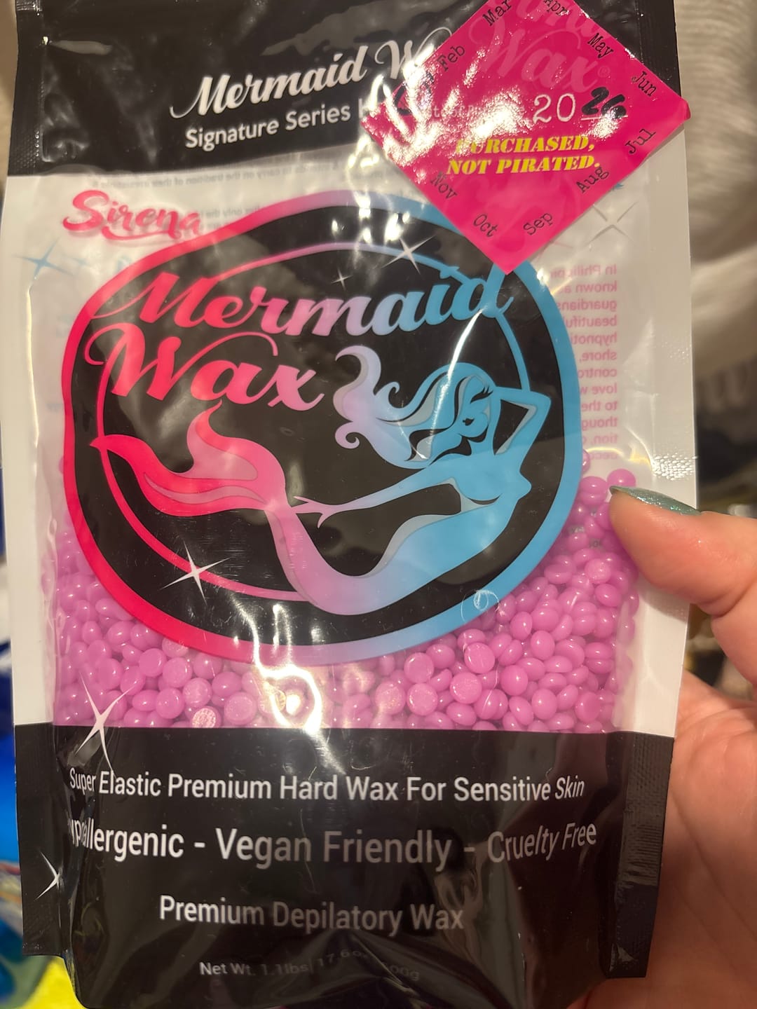 Customer photo review of At-Home Signature Series Hair Removal Wax