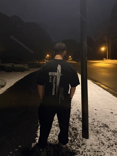 Customer photo review of Phil 4:13 Tee