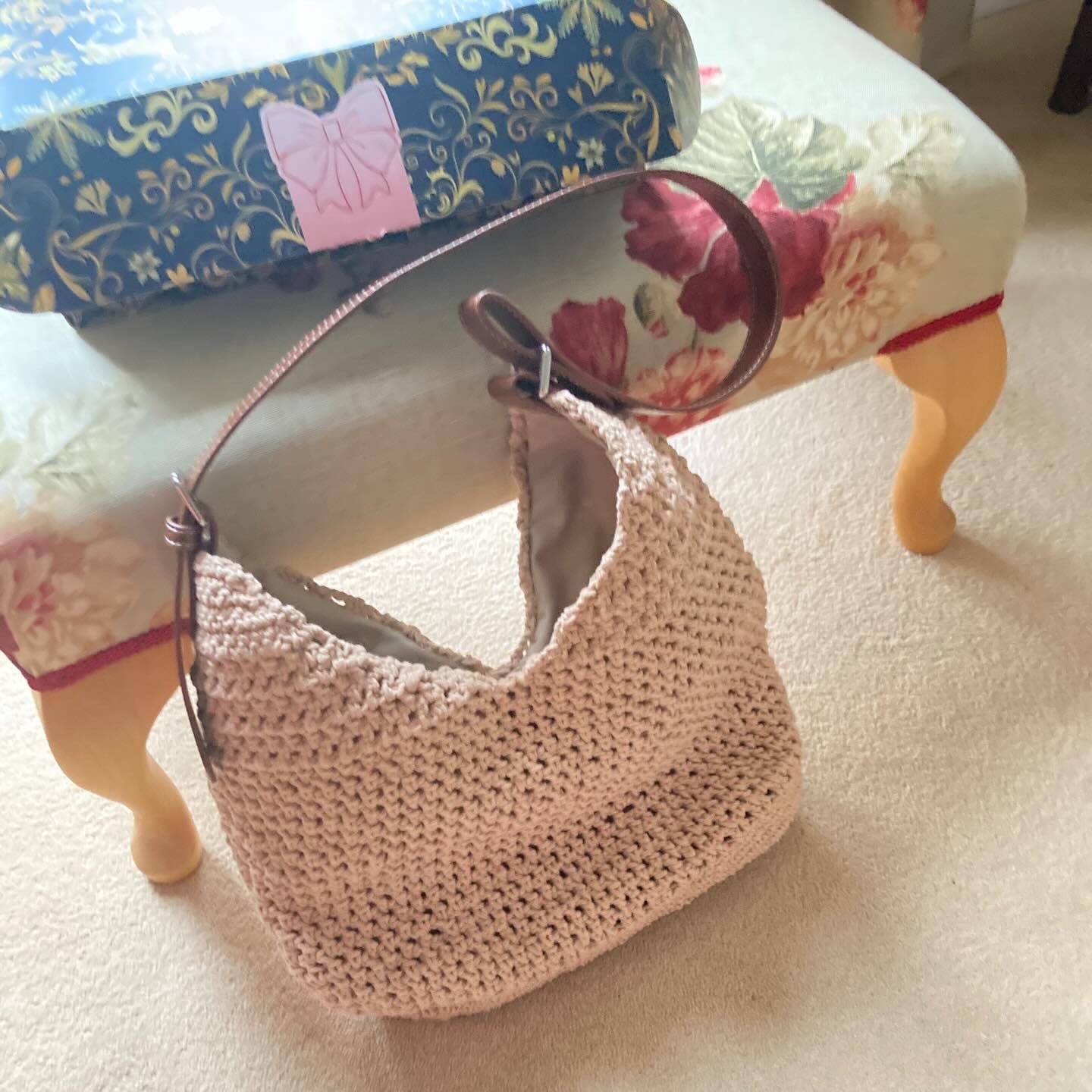 Customer photo review of CrochetPark™ Haven Hobo crochet kit