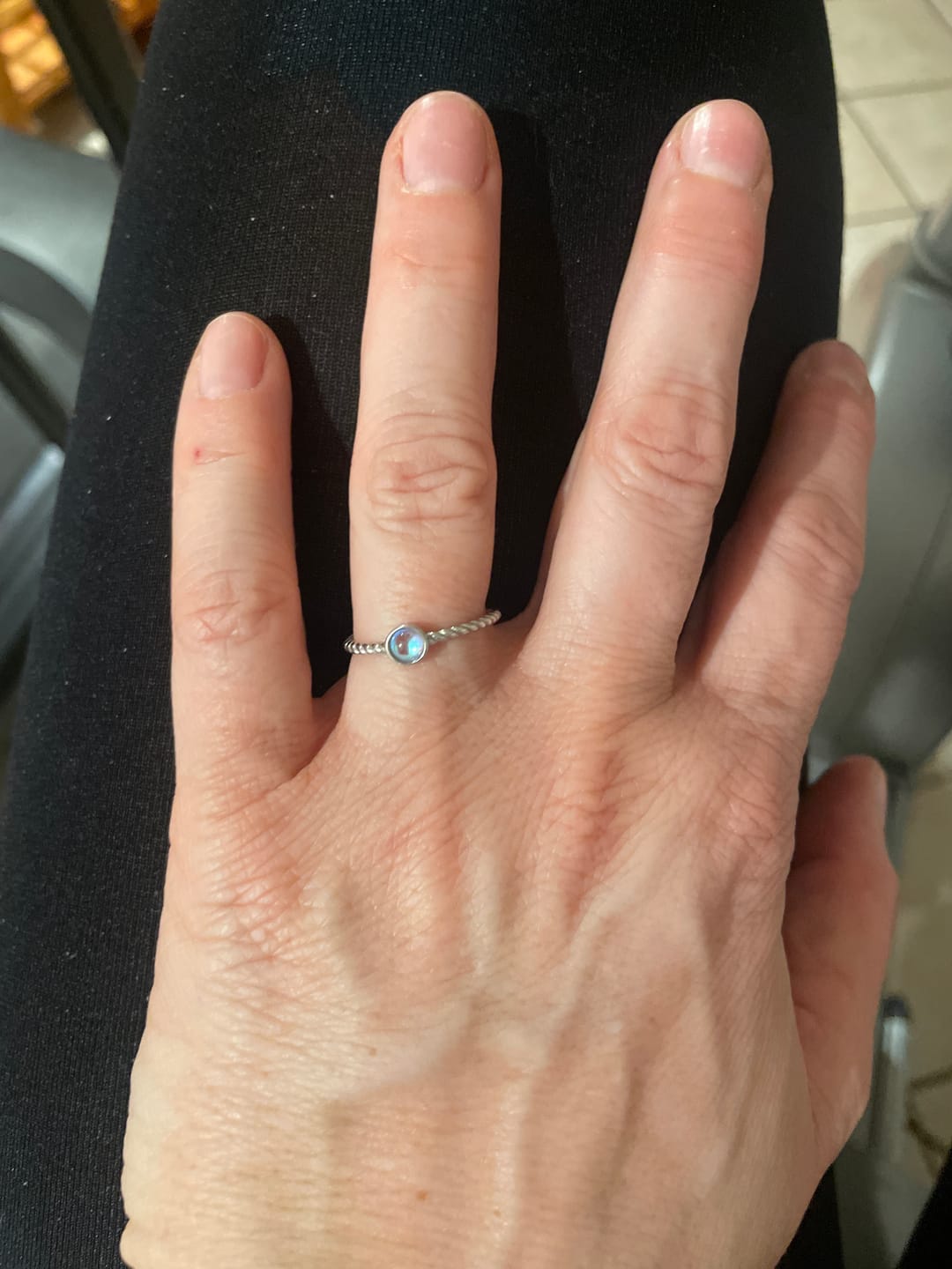 Customer photo review of Mondstein Ring - Auge