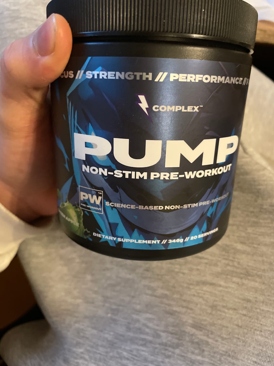 Customer photo review of Pump Non-Stim Pre-workout