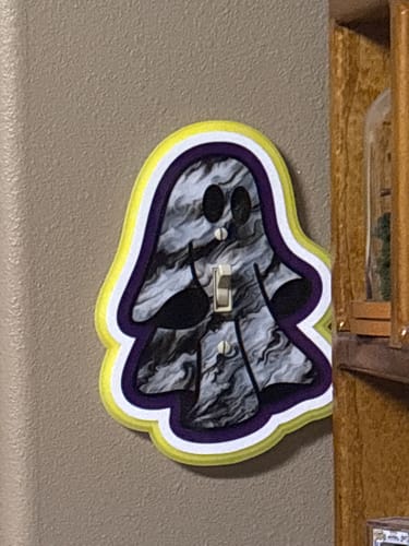 Customer photo review of Ghost Light Switch Cover