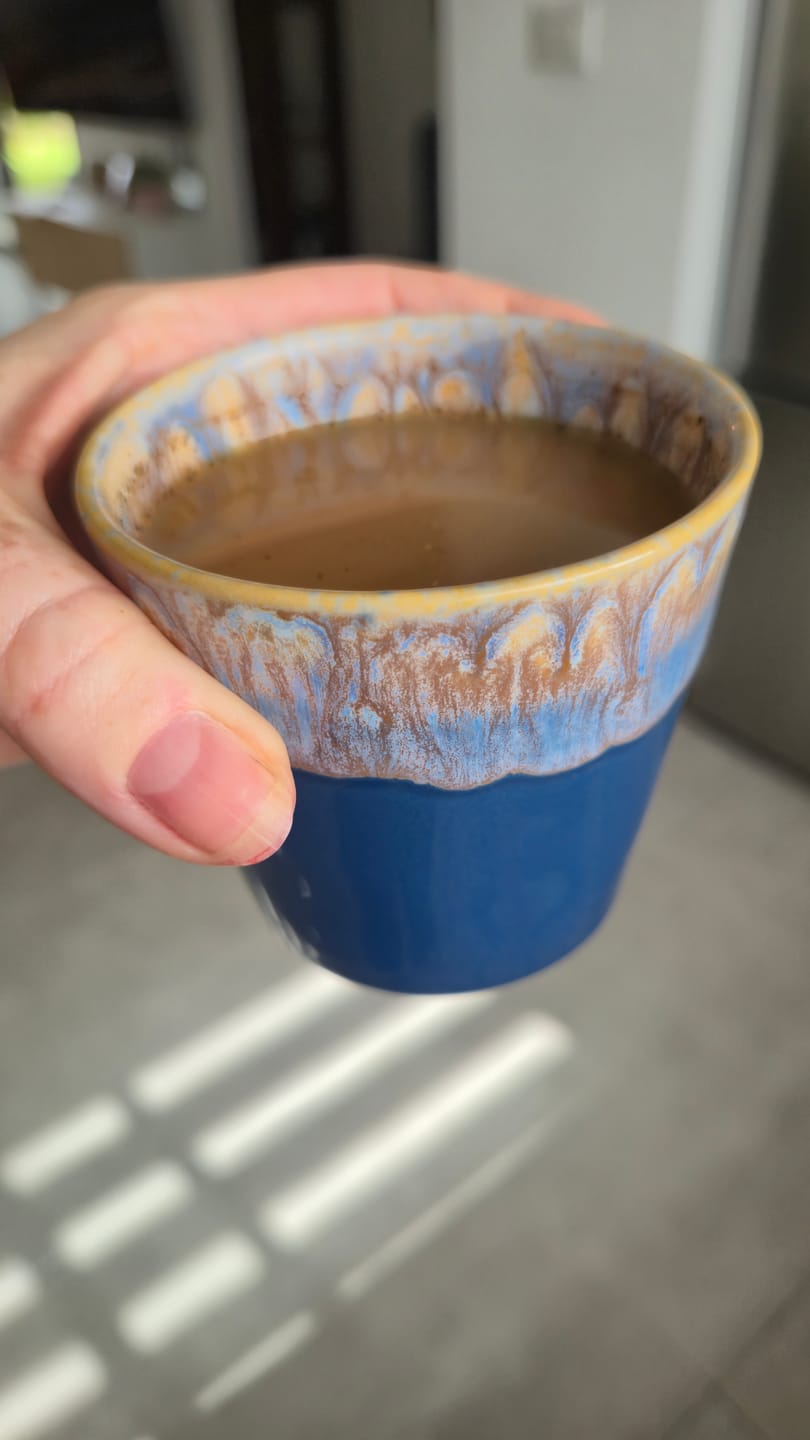 Customer photo review of כוס קפוצ'ינו - סדרת ים