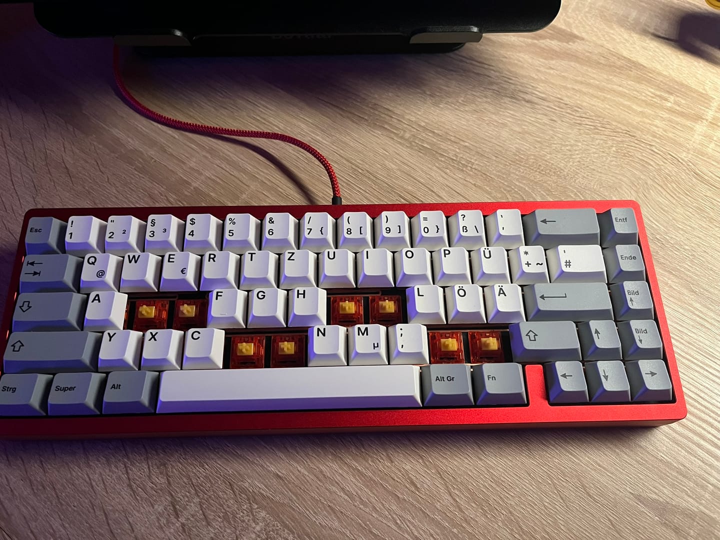 Customer photo review of KEYGEEK Y2 LINEAR SWITCH FACTORY LUBED (10PCS)