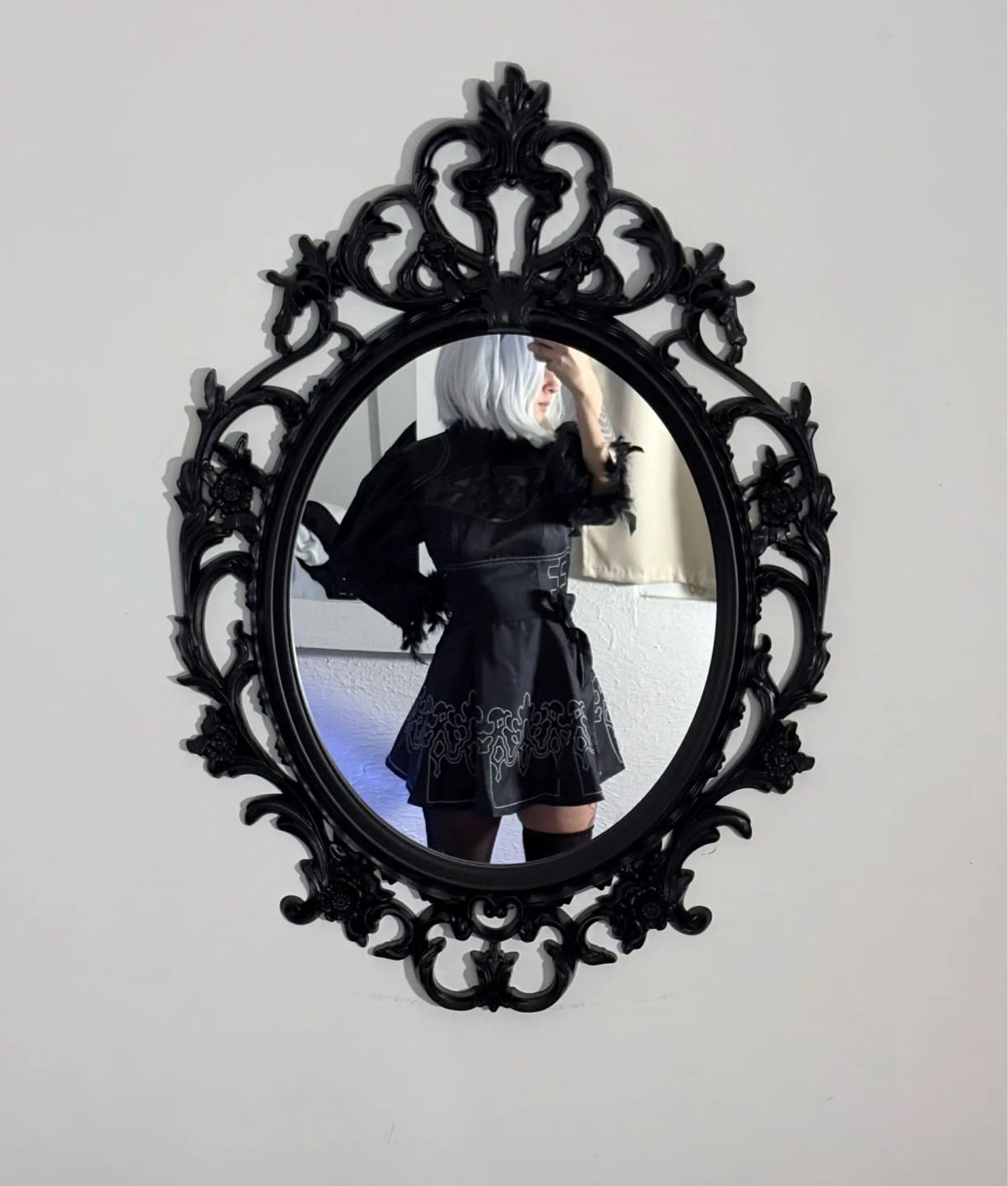 Customer photo review of Anime Nier Automata Cosplay Costume Yorha 2B sexy Outfit Games Suit Women Role Play Costumes Girls Halloween Party Fancy Dress