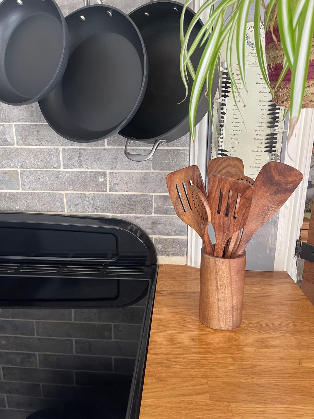 Customer photo of the utensils in a kitchen