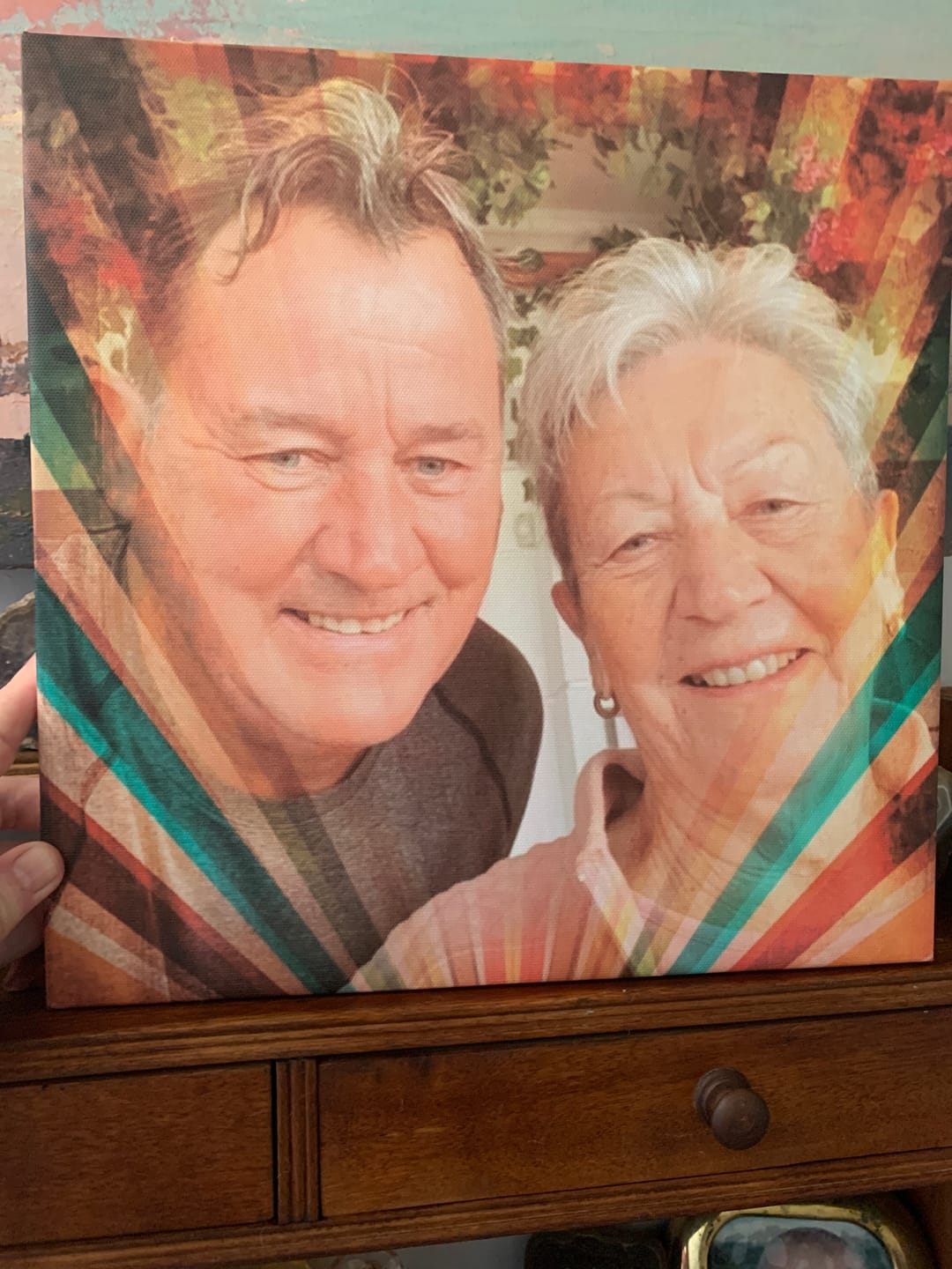 Customer photo review of Single Square Canvas Options (All sizes)