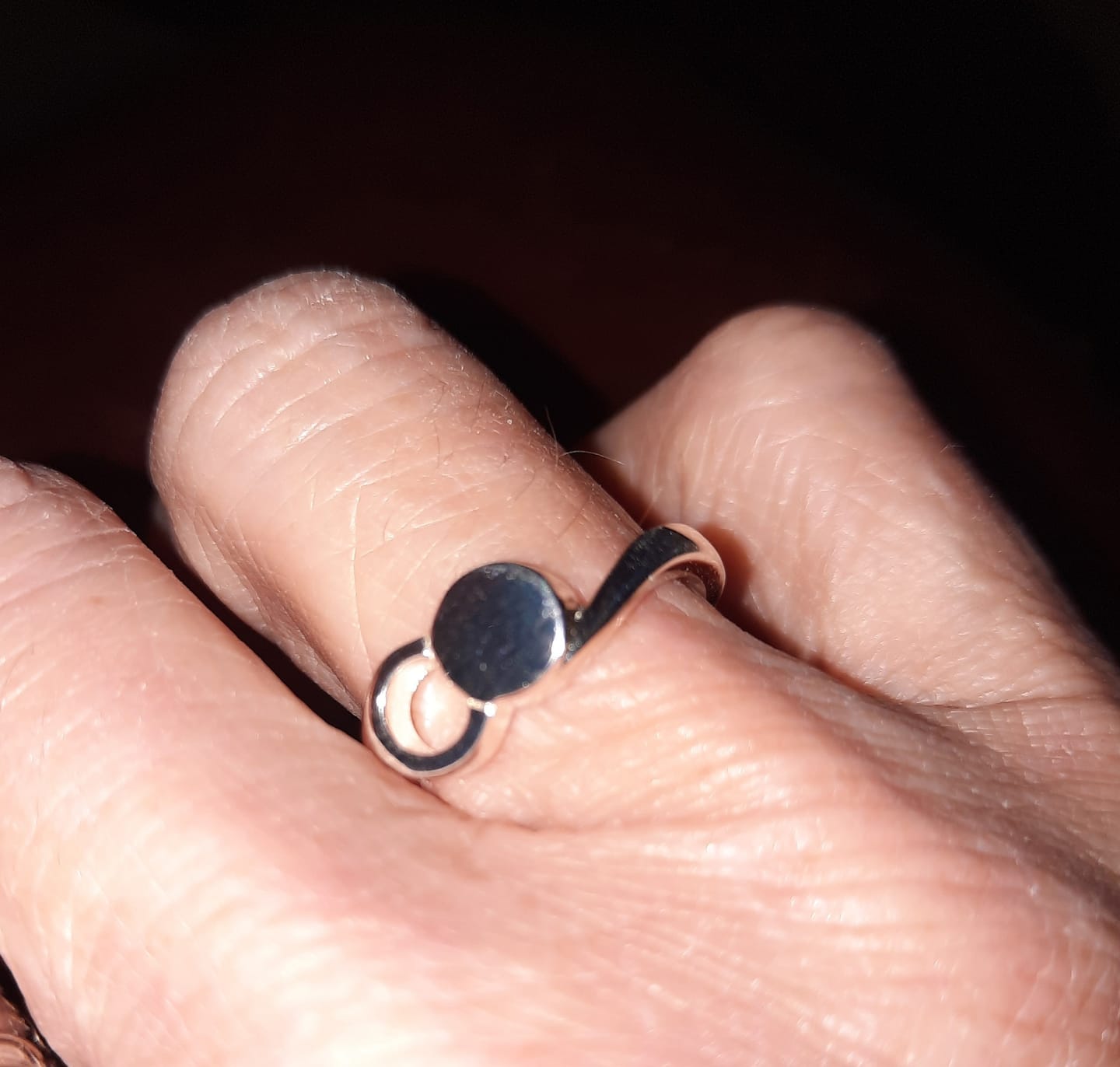 Customer photo review of Empty Tomb Sterling Silver Ring