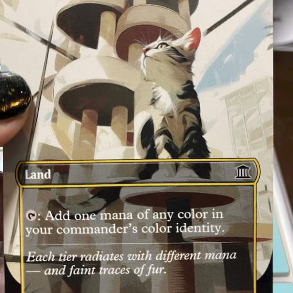 Customer photo review of Command Tower (Mochi Edition) | Proxy Card