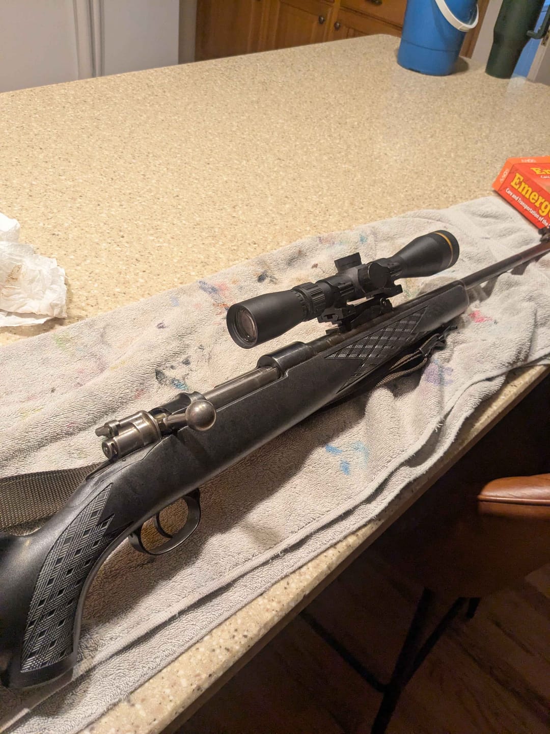 Customer photo review of Scout Mount for Mauser Yugo M48, K.Kale, Spanish M43, VZ.24, Argentine M1909, Brazilian 1908 & 1908/34