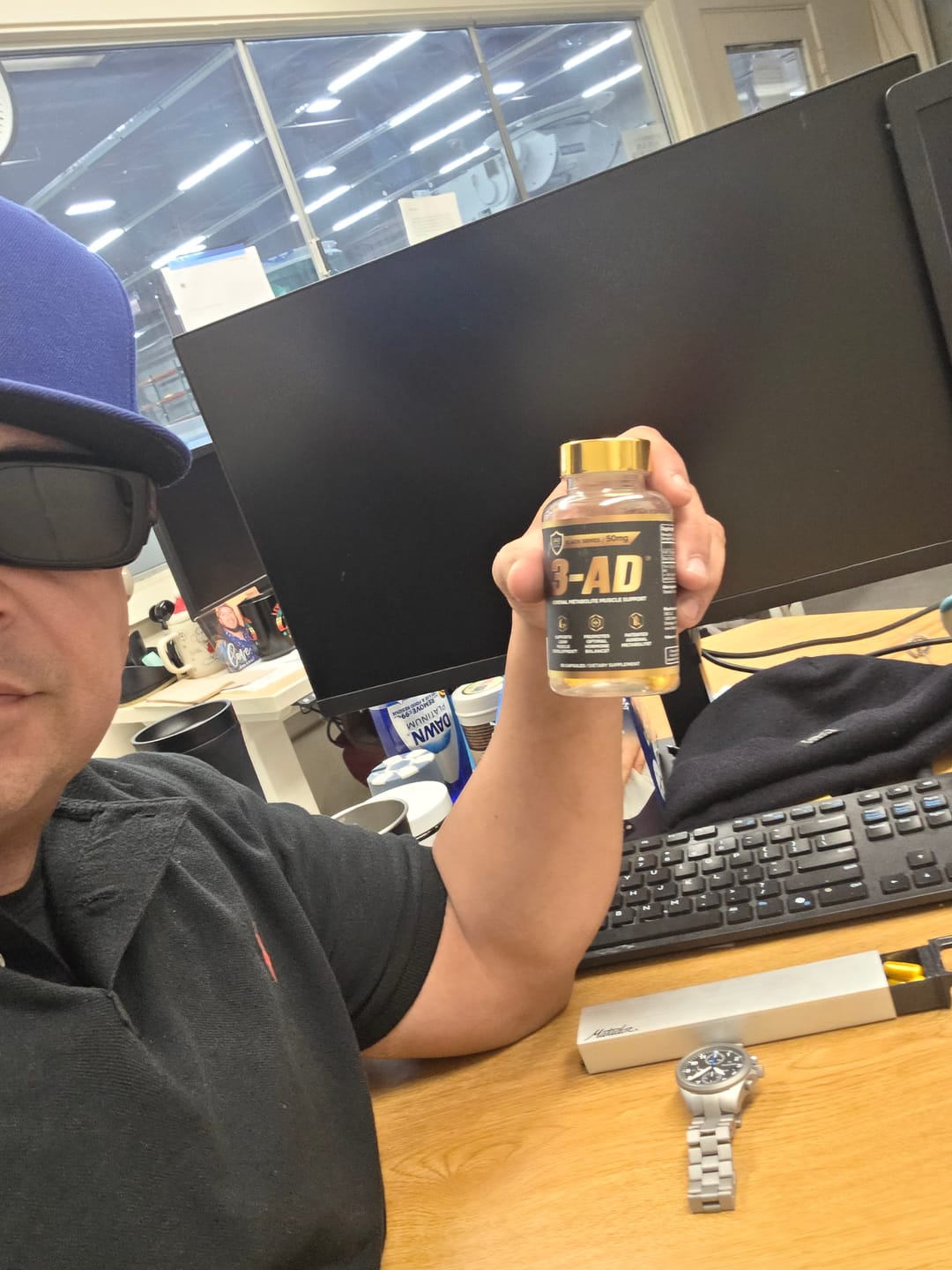 Customer photo review of 3AD Black Series | Natural Testosterone Booster 50mg 60ct