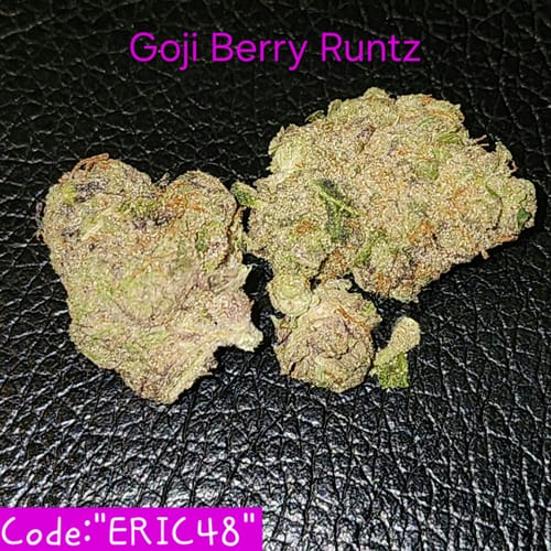 Customer photo review of Goji Berry Runtz THCA Flower