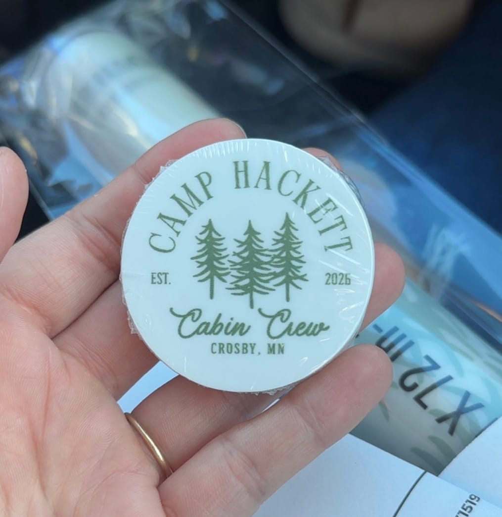 Customer photo review of Custom Die-Cut Stickers