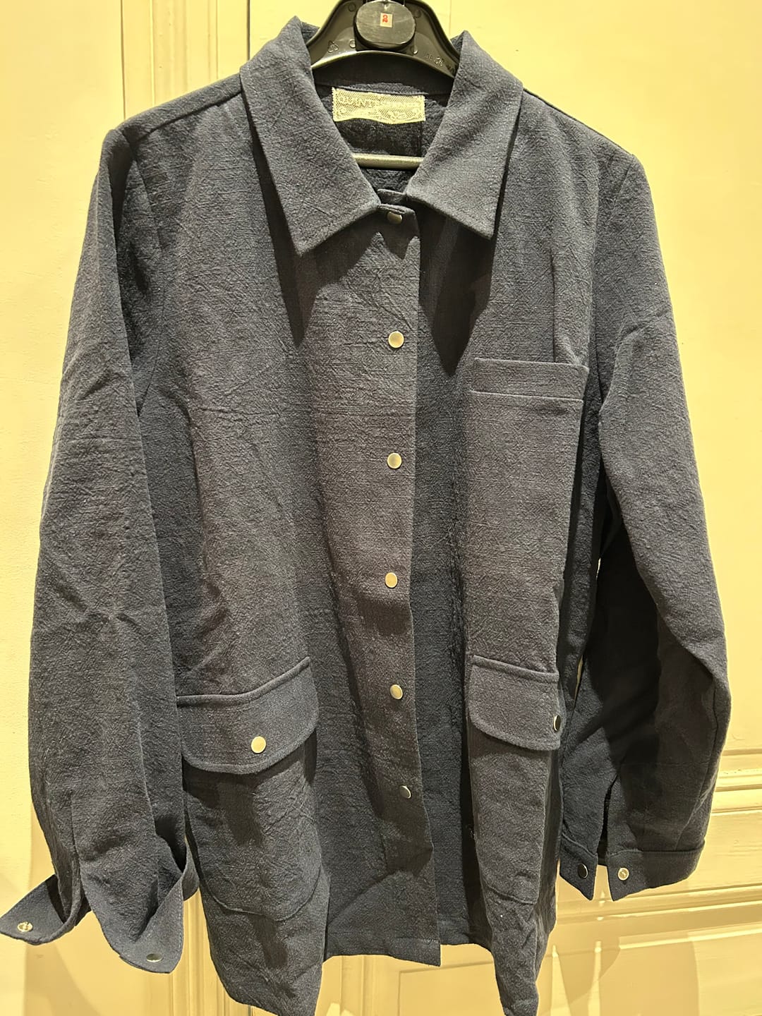 Customer photo review of Veste Véga - lin stone wash marine