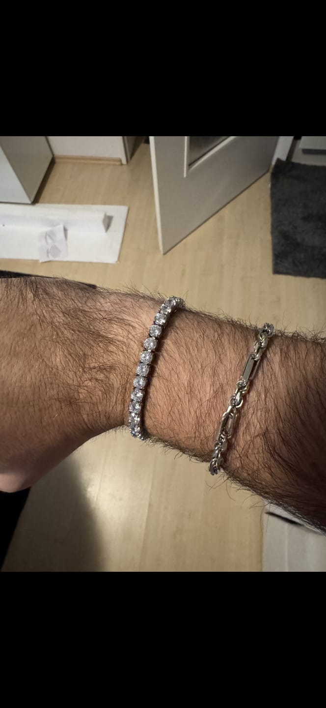 Customer photo review of TENNISBOY BRACELET. - 5MM