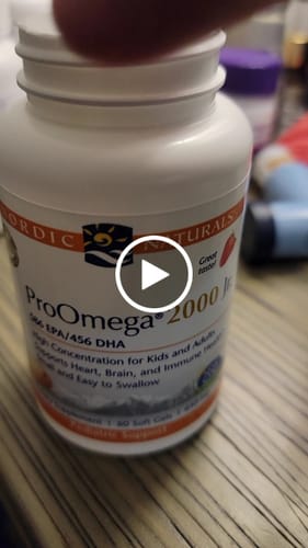 Customer video review of Nordic Naturals, ProOmega 2000 Jr. Strawberry Flavor 60 Softgels