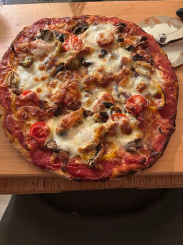 Customer photo review of Sourdough Pizza Bases
