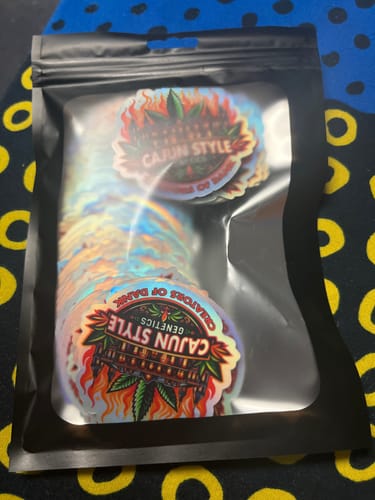 Customer photo review of 100 2.5" Custom Holographic Stickers