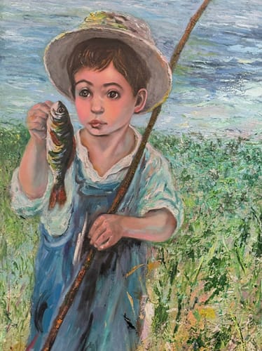 Customer photo review of 4x4 Giclee Fine Art Prints