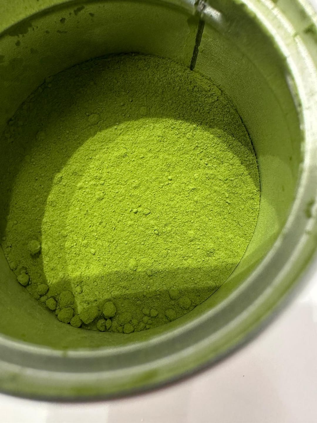 Customer photo review of BENBU Organic Matcha - Premium 100% Organic Japanese Matcha Powder 3.5 oz (100g) Bag