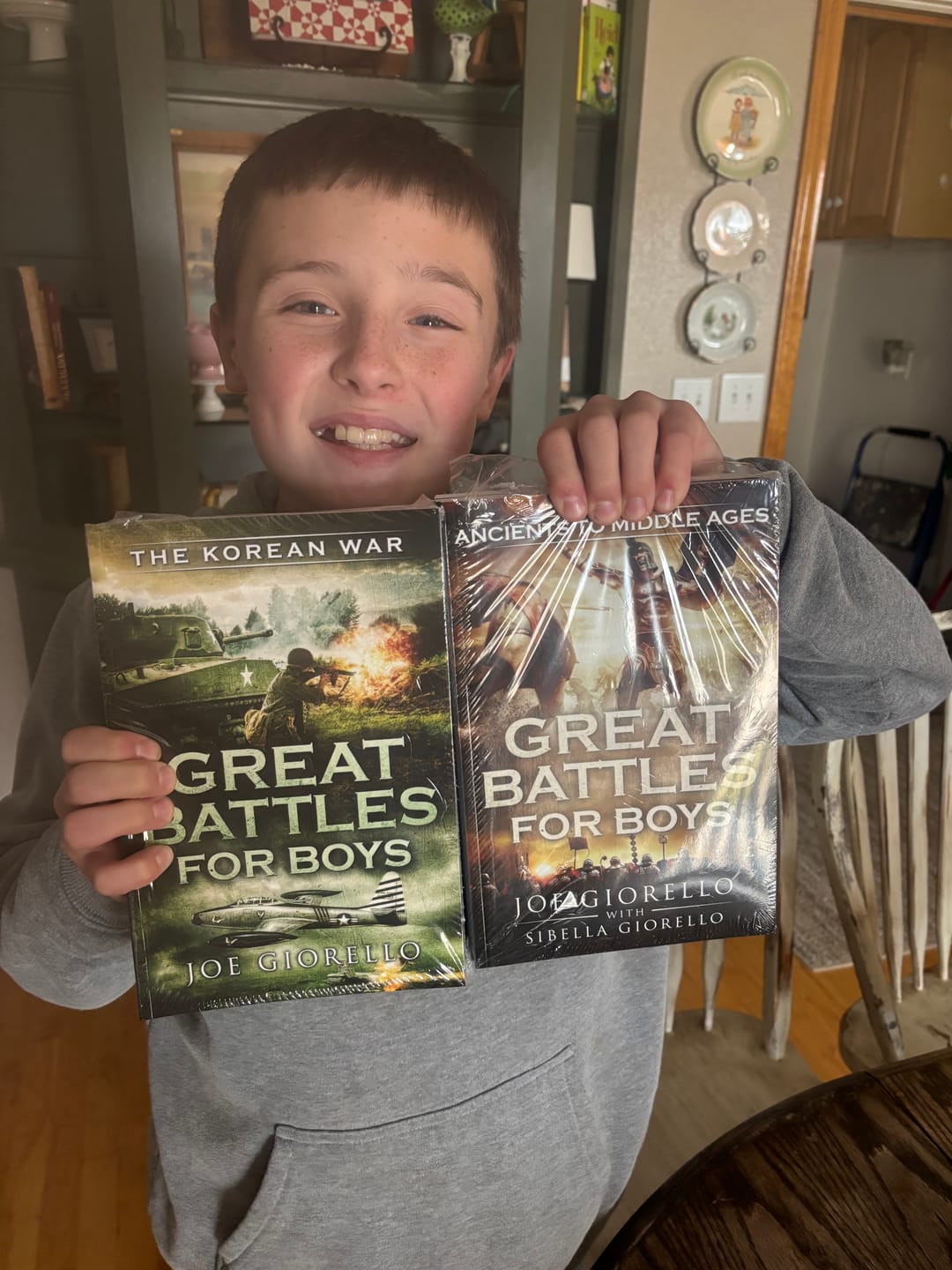 Customer photo review of Great Battles For Boys Complete Series — FREE SHIPPING!