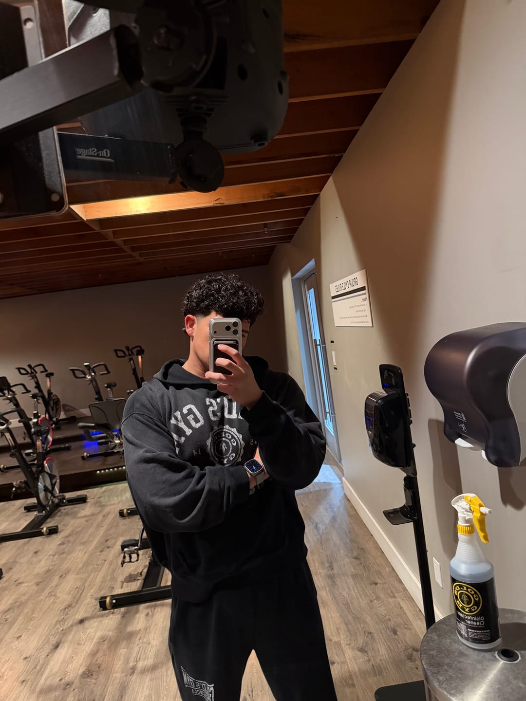Customer photo review of 5167 - Gold's Iron Legacy Crest Hoodies
