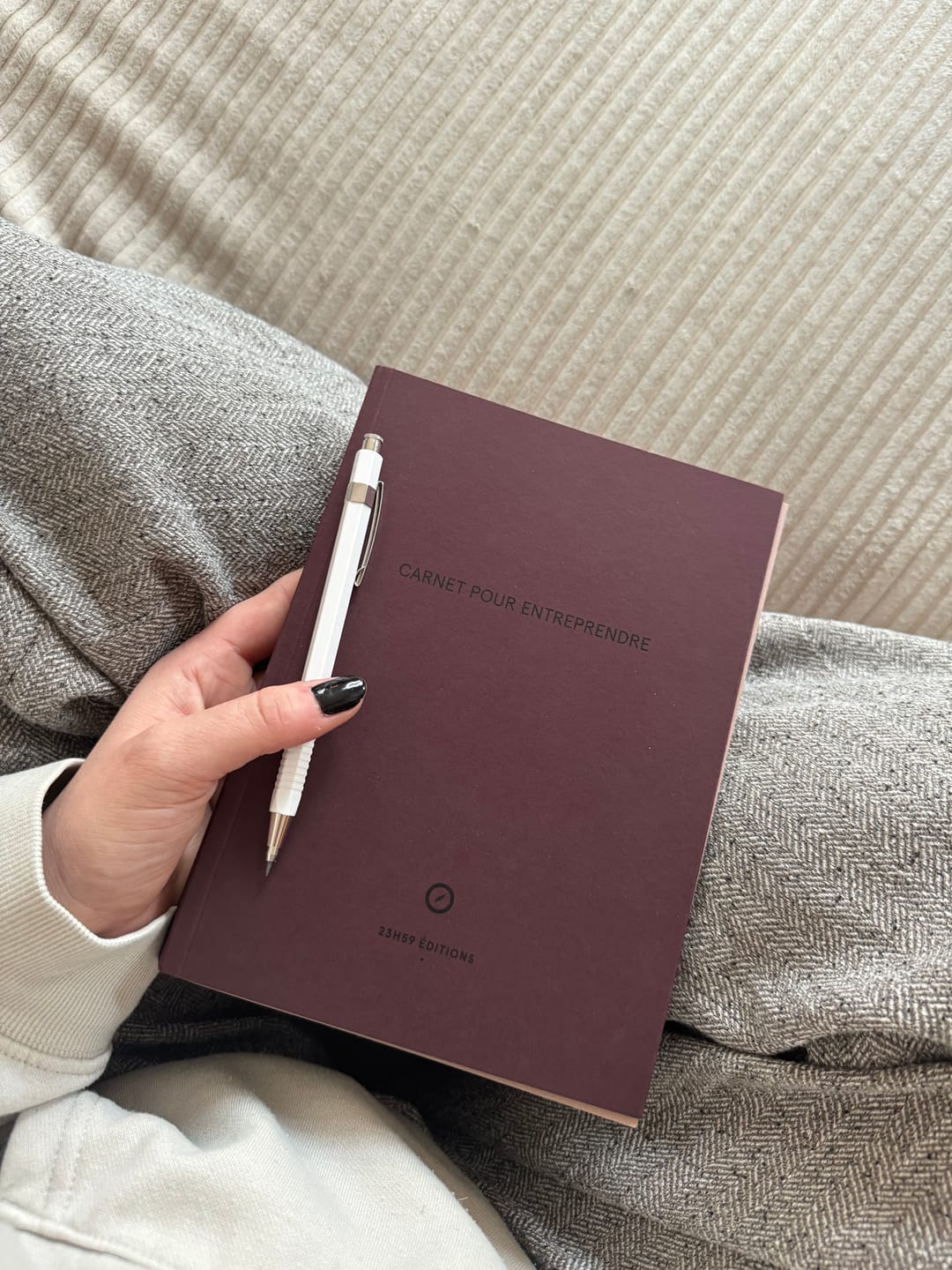 Customer photo review of Carnet pour Entreprendre