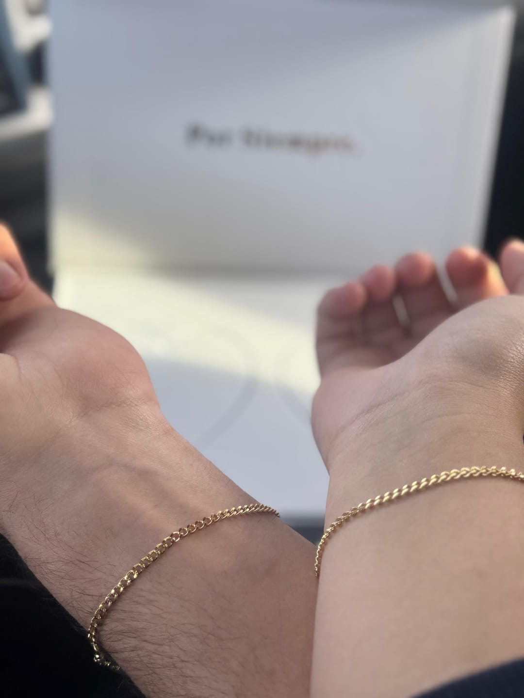 Reseña con foto del cliente del Kit de Pulsera Permanente FabuLove