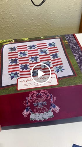 Customer video review of Red, White, and Cute  Precut Sew-Ready Quilt Kit