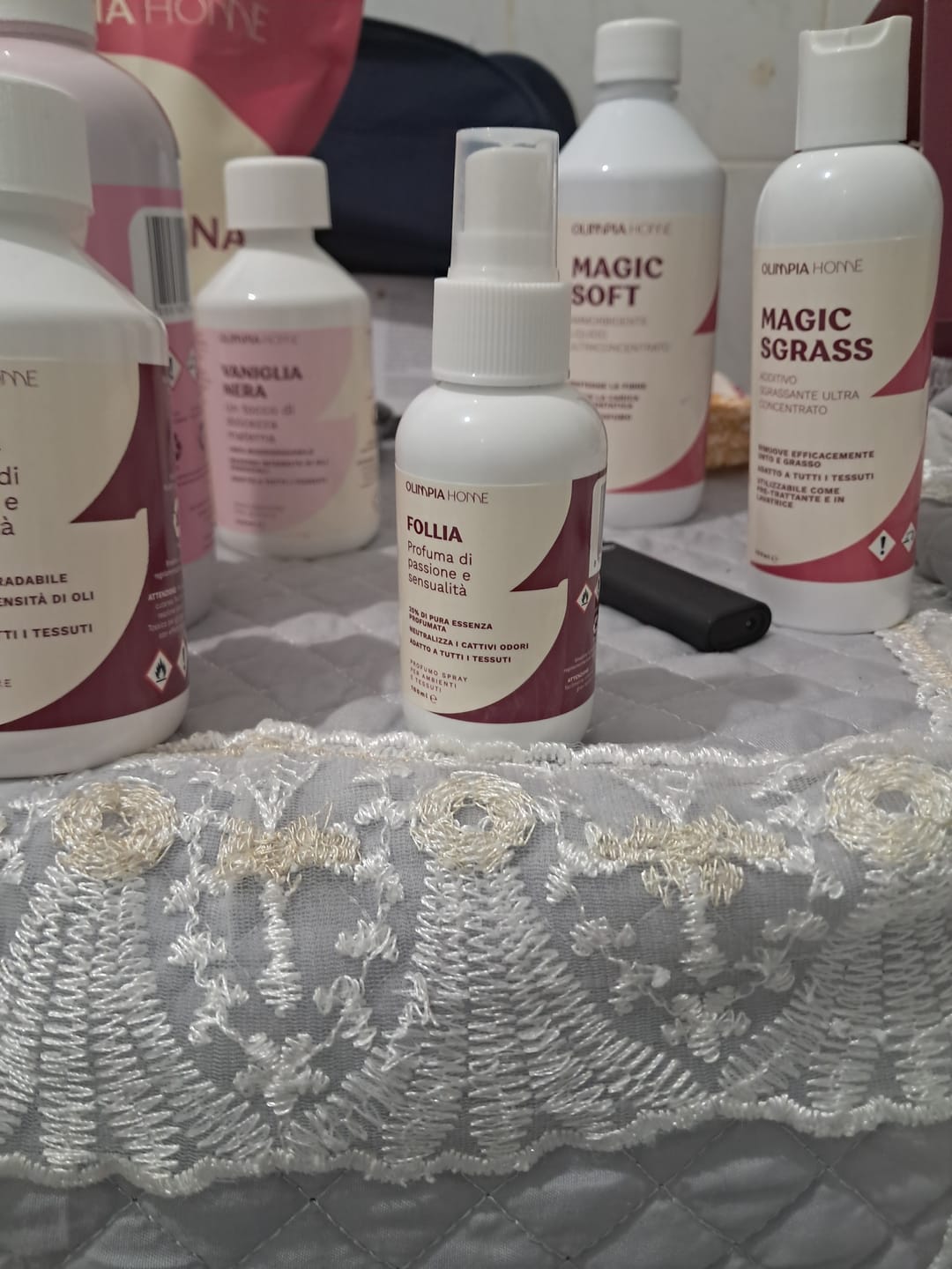Customer photo review of Profumo spray per tessuti Afrodite ml.100
