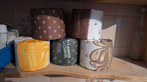 Customer photo review of 100% Bamboo Toilet Paper - 4 ply - 30 meters