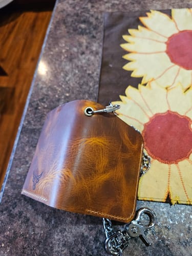 Customer photo review of The Trinity Trifold Wallet