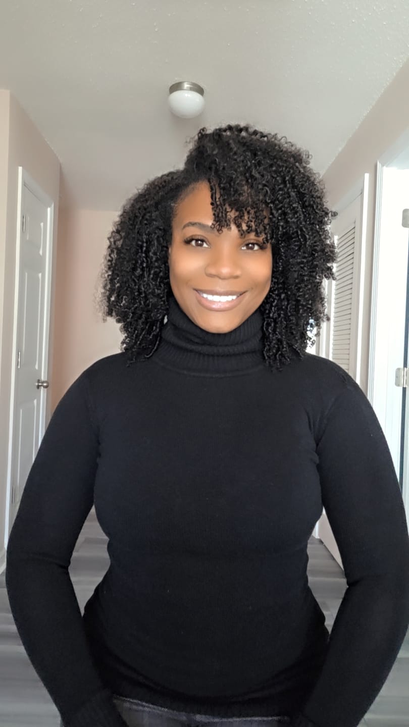 Customer photo review of Multi-Texture Kinky Curly U Part Wigs AU17