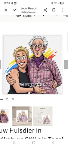 Customer photo review of Jouw Foto als Poster in Karikatuur Stijl