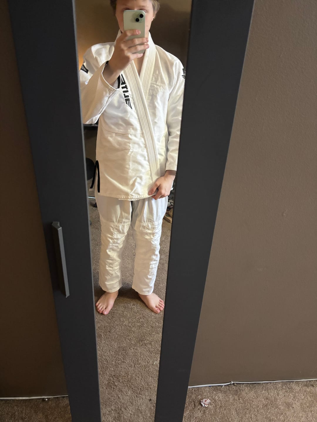 Customer photo review of Core White Brazilian Jiu Jitsu Mens BJJ Gi