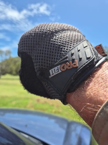 Customer photo review of Pro Choice ProFit Anti-Vibration Fingerless Glove