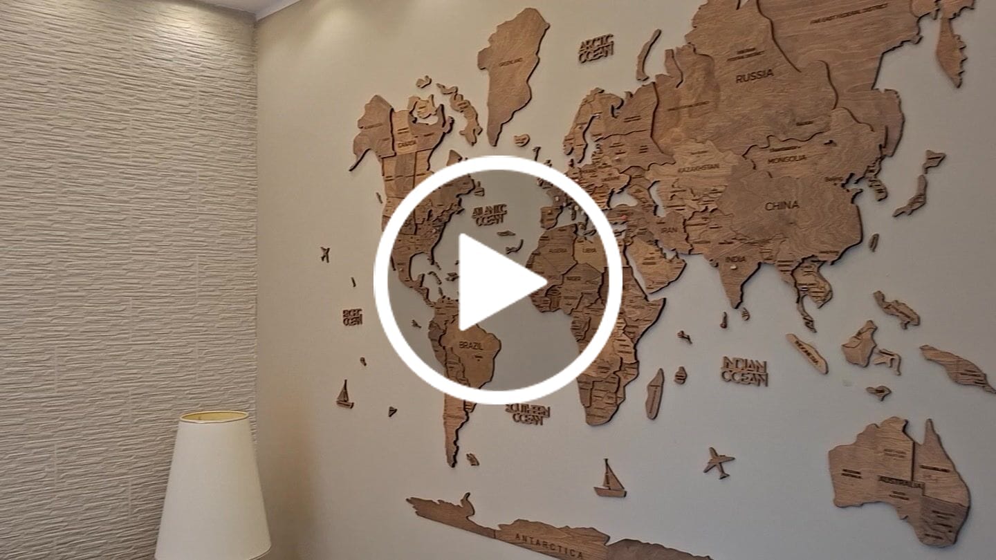 Customer video review of Décoration Murale en Métal - Forêt Triptyque