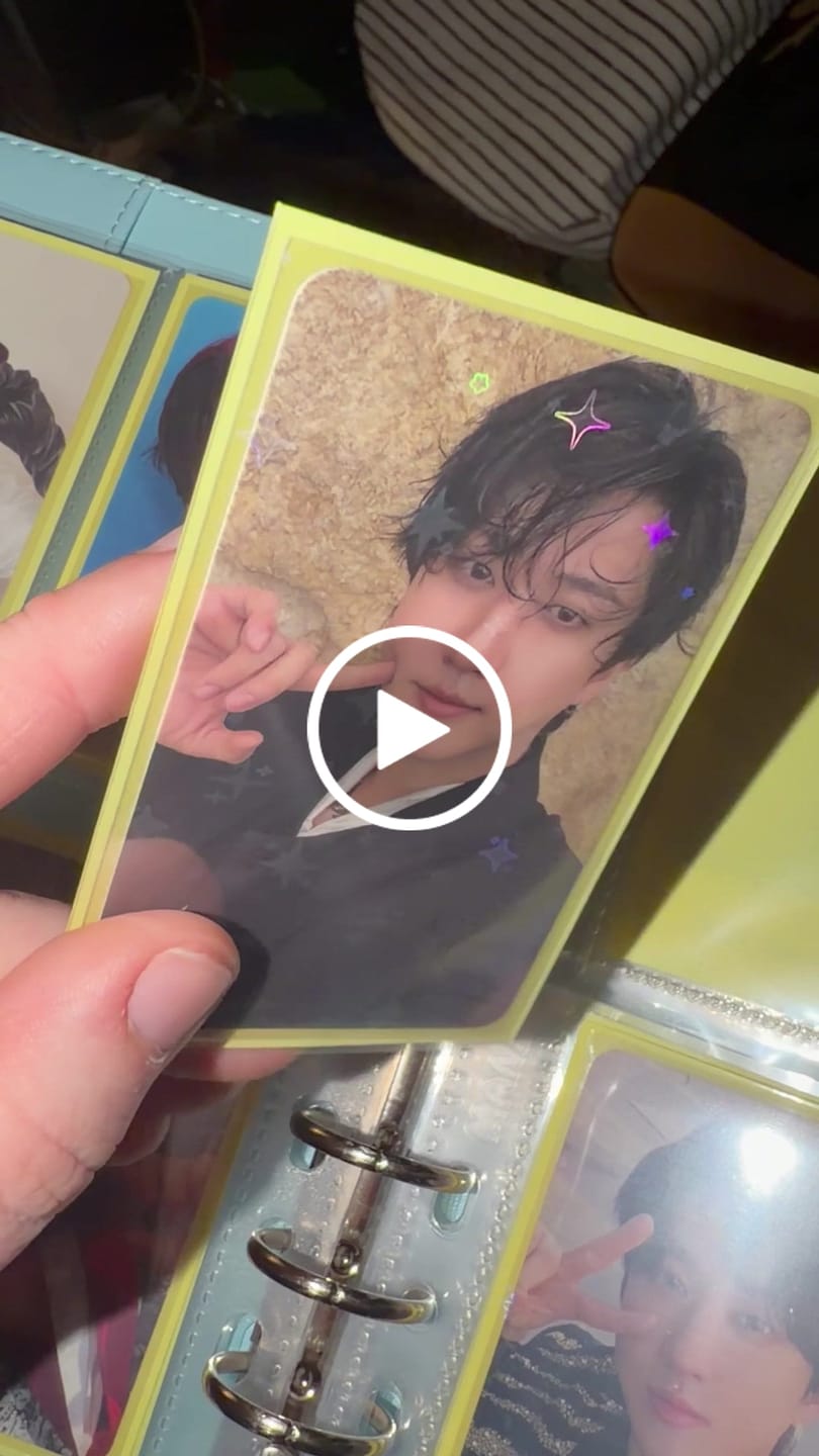 Customer video review of COLORED PHOTOCARD SLEEVES - 61x91mm