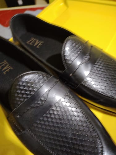 Customer photo review of Enzo Belgian Loafer - Black Grey (Hand Painted Patina)
