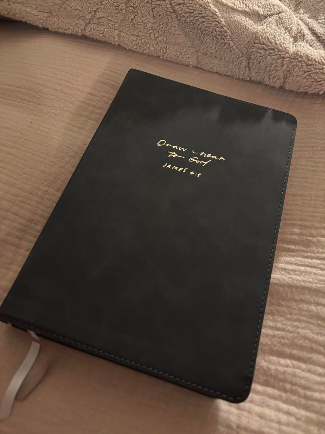 Customer photo review of Blessed Is She Single-Column Journaling Bible (NRSV-CE, Imprimatur Approved)