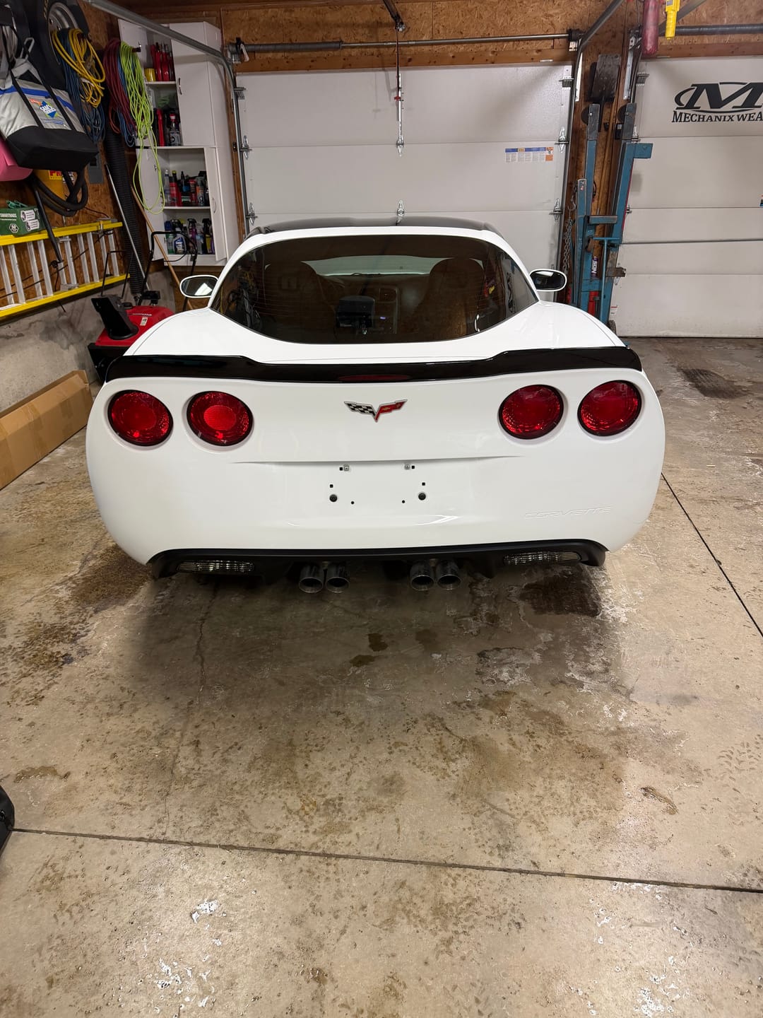 Customer photo review of Corvette C6 ZR1 Extended Rear Trunk Spoiler