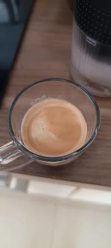 Customer photo review of Cafetera Espresso portátil eléctrica inalámbrica para coche y hogar, cafetera para acampar, cafetera de viaje en polvo con cápsula 3 en 1